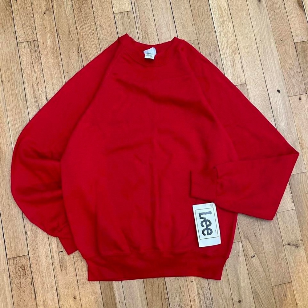 Vintage‎ 90s DeadStock Lee Red Sweatshirt